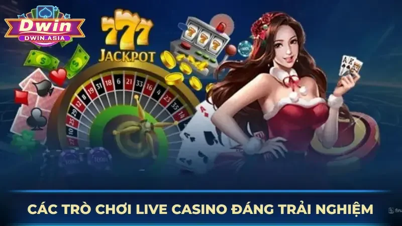 Trải nghiệm cá cược hấp dẫn tại chuyên mục casino live